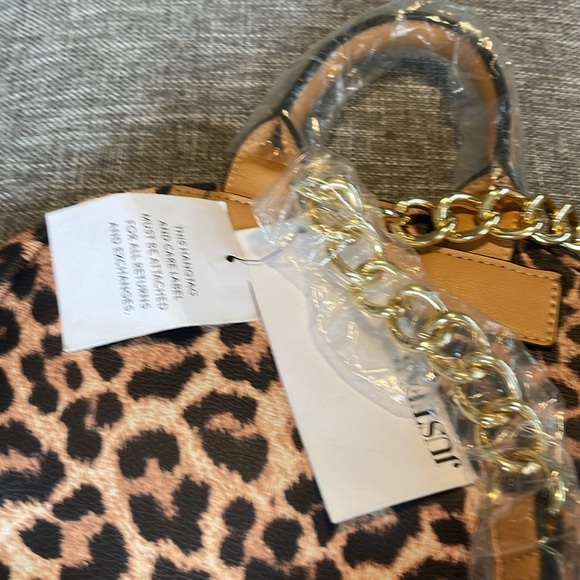 Justfab Chain Strap Rucksack backpack - Picture 7 of 9